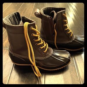 Kids Bass Duck Boot Genuine Leather